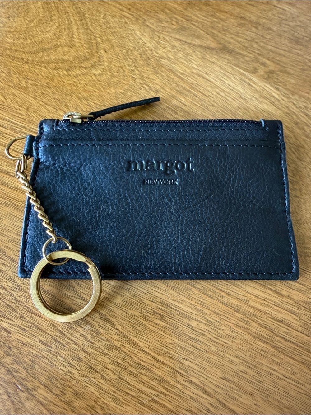 margot slim leather wallet